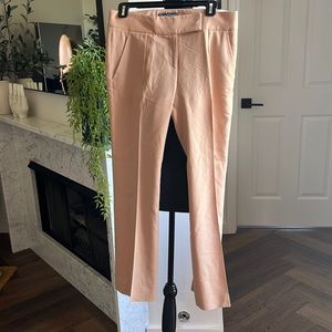 Salvatore Ferragamo wool blush pants